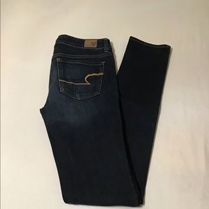 American Eagle Skinny Jeans 4 X-Long EUC